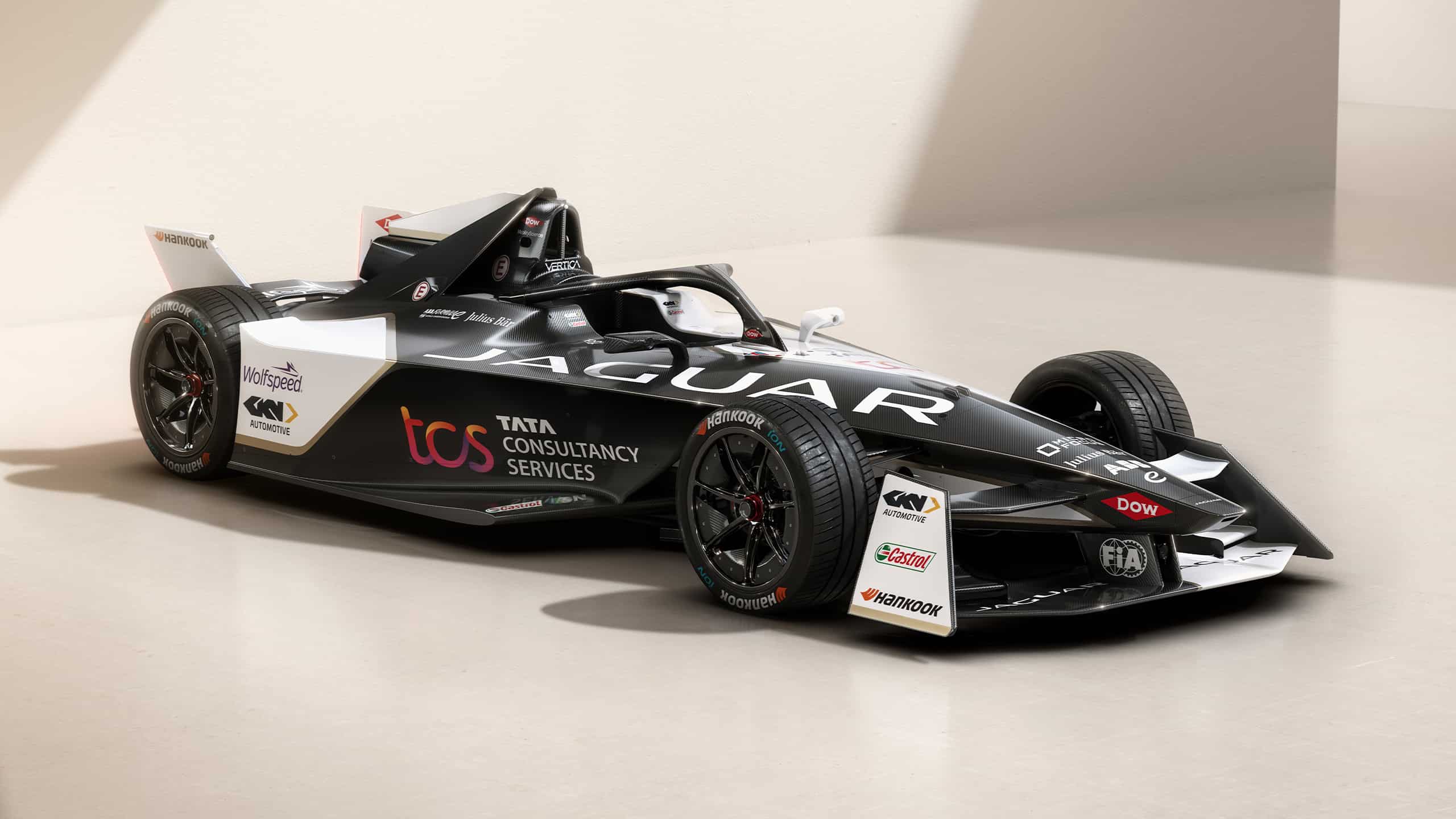The new Jaguar Formula E race car