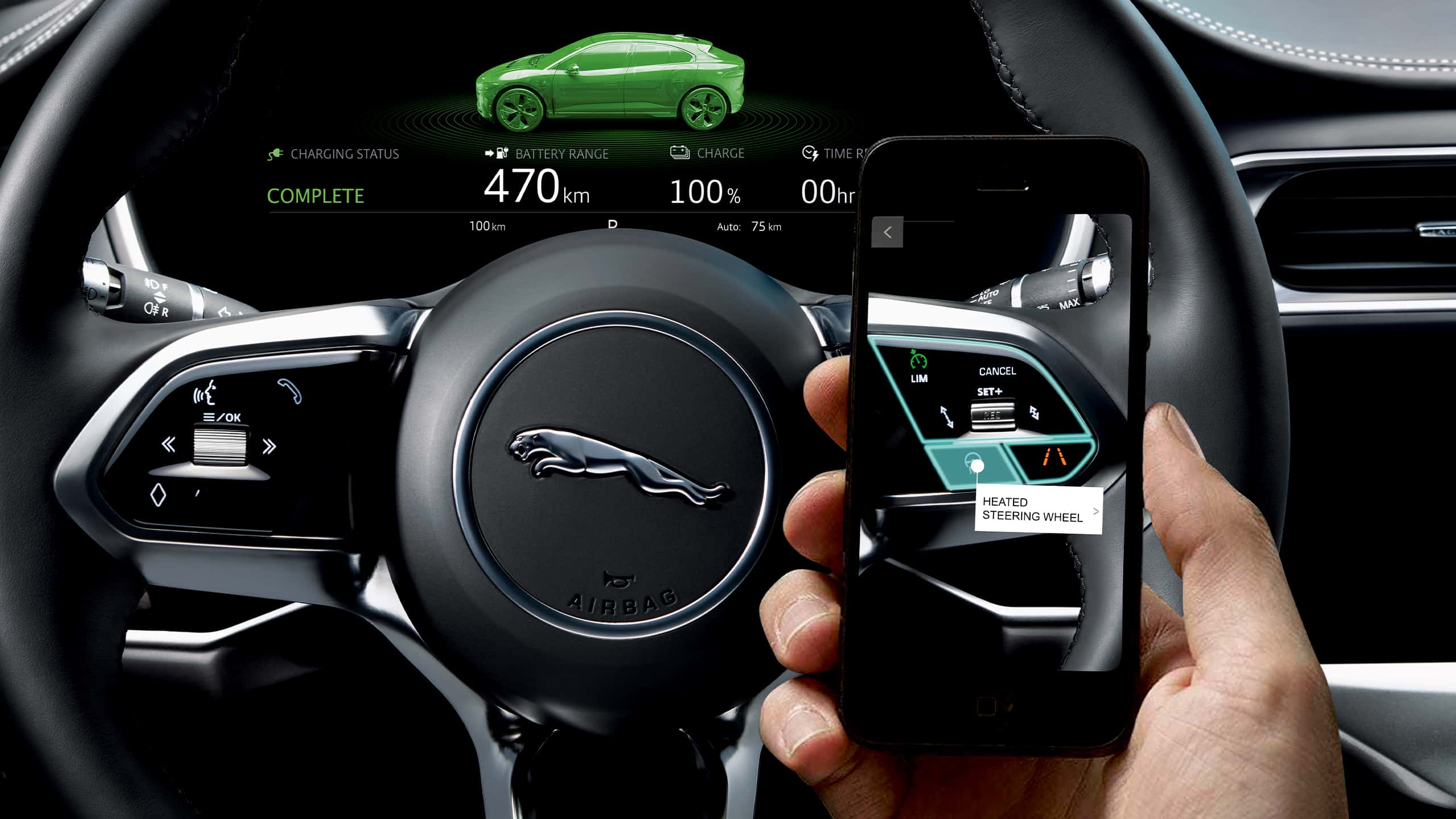 Jaguar I-Pace iGuide phone App 