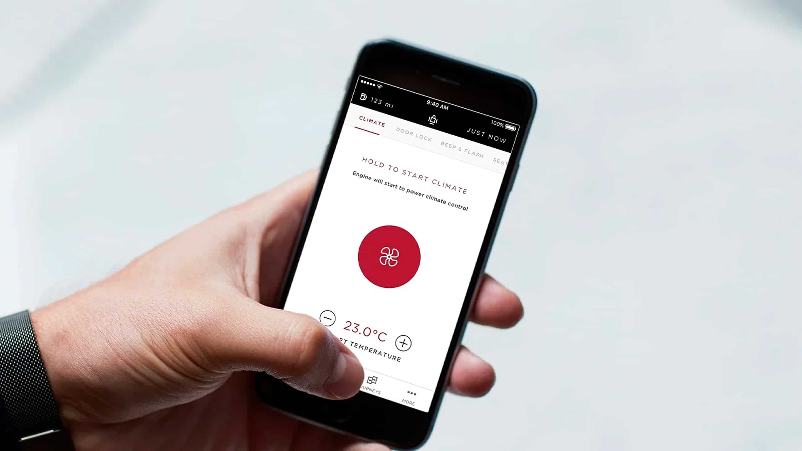 Incontrol App on Mobile